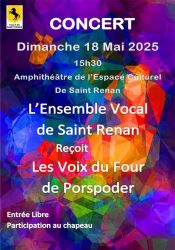 Affiche Concert 18/12/2025 à l'Amphi de Saint-Renan